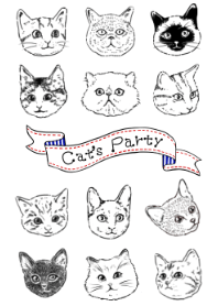 Cat's Party ~Three colors version~