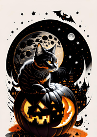 halloween cat F76bC5