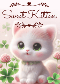 แมวน้อยหวานๆ No.849 กับใบโคลเวอร์โชคดี