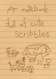A notebook full of cute scribbles 6