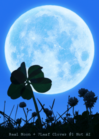 Real Moon+7Leaf Clover #1-5 Not AI