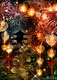 夏祭り～花火と鬼灯～