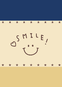 smile navy and star theme