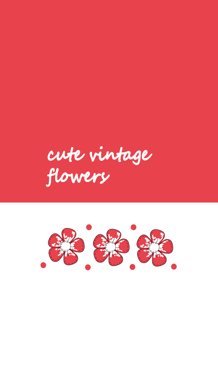 Cute vintage flower 20