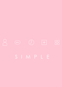 シンプル（ピンク）Ver.4