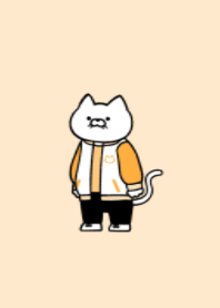 Stadium jacket cat.(pastel colors02)