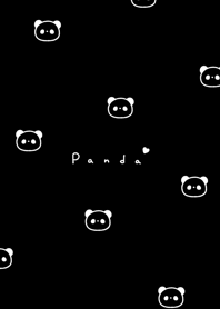 Panda Pattern/black,wh line