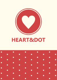 HEART&DOT -RED-