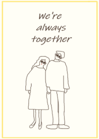We're always together_yellowbeige
