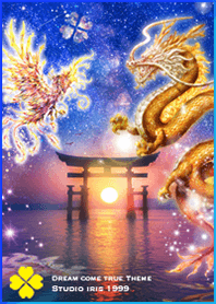 Good luck dragon and phoenix torii2#