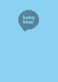 Baby Blue In Pixle Theme