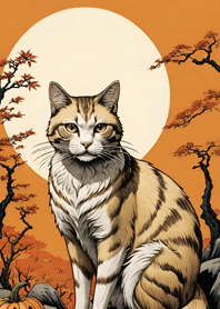 Night Moon Star Cat A8fE60