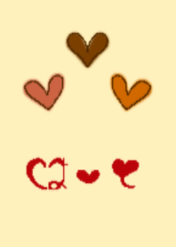 brown heart-Valentine