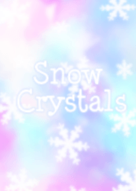 雪の結晶×オーロラカラー