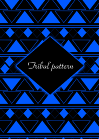 Tribal pattern -Blue- #cool