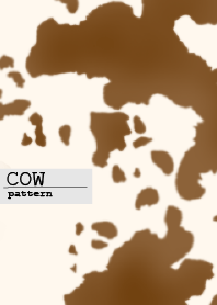 Cow pattern Light brown