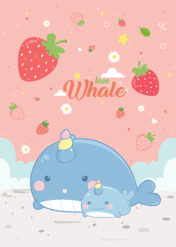 Whale Unicorn Cute Strawberry Lover
