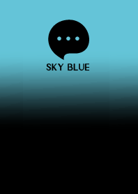 Black & Sky Blue Theme V.4