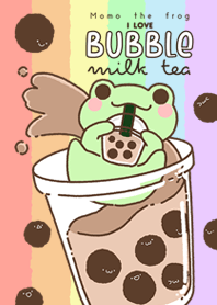 Momo The Frog : I Love Bubble Milk tea