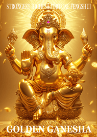 Financial fortune Golden Ganesha 16