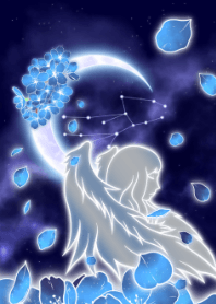 blue cherry blossoms Virgo JPN