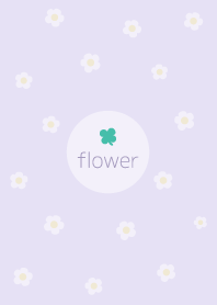 花 <四葉> 薰衣草紫.
