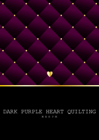 DARK PURPLE HEART QUILTING