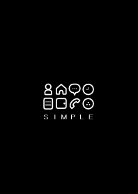 シンプル(ブラック)V.299
