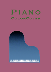 ピアノのカラーカバー ベリー