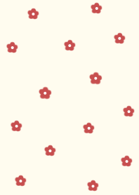 flower pattern(JP)_beigered