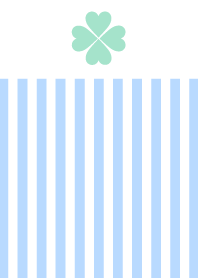Light blue stripe & clover.