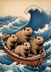 Ukiyo-e - Capybara e2d231