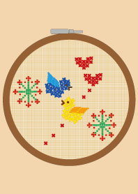 Cute embroidery Theme.