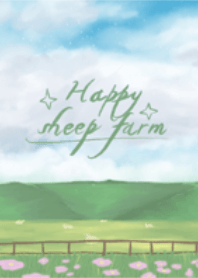Happy sheep farm