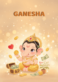 Ganesha-wealth, rich in money (JP)