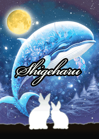 Shigeharu Beautiful rabbit & whale