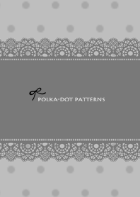 大人可愛いモノクロレース