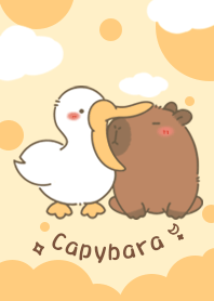 Capybara Travel Diary - Orange