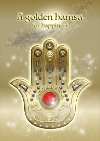 A golden hamsa for happiness 2