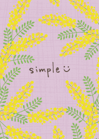 Mimosa and hemp Purple3 from Japan