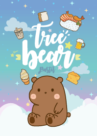 หมีสายกิน สีบลูฮาวาย