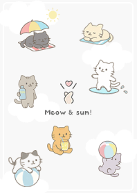 Enjoying summer, meow!01_1