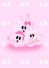 The world of the pink rabbits