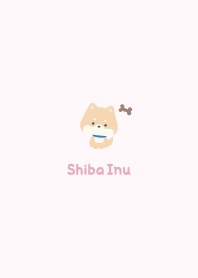 Shiba Inu3 Bone - Pink