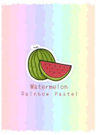 Watermelon Rainbow Pastel (Purple)