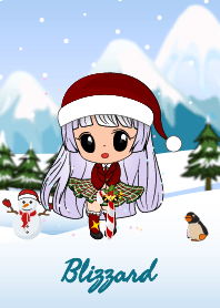 Blizzard - snowy girl