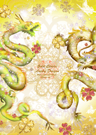 運気上昇 Gold Clover Lucky Dragon