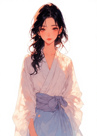 Comfortable sunny day - cute girl aeF1