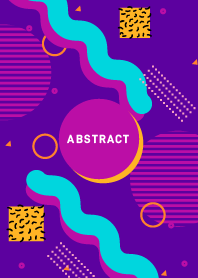 Abstract INDIGO PURPLE