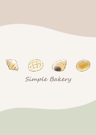 Simple Bakery -green- wave